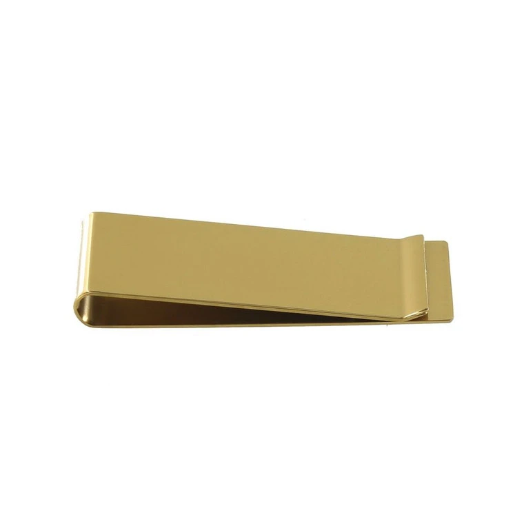 B8942 Polished Champagne Gold, Money Clip, Stainless Steel 5 B8942 Polished Champagne Gold, Money Clip, Stainless Steel - Image 3