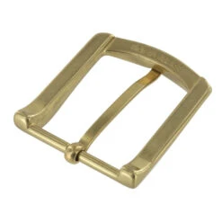 B8989 Polished Brass, Heel Bar Dress Buckle, Solid Brass-LL, Multiple Sizes -Buckleguy B8989 1I BOC LL 2 76614.1705001085