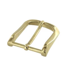 B8989 Polished Brass, Heel Bar Dress Buckle, Solid Brass-LL, Multiple Sizes -Buckleguy B8989 1I BOC LL02 00552.1705001076