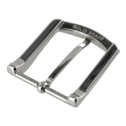 B8989 Nickel Plate, Heel Bar Dress Buckle, Solid Brass-LL, Multiple Sizes 10 B8989 Nickel Plate, Heel Bar Dress Buckle, Solid Brass-LL, Multiple Sizes -Buckleguy B8989 1I NP LL 2 39304.1705001162