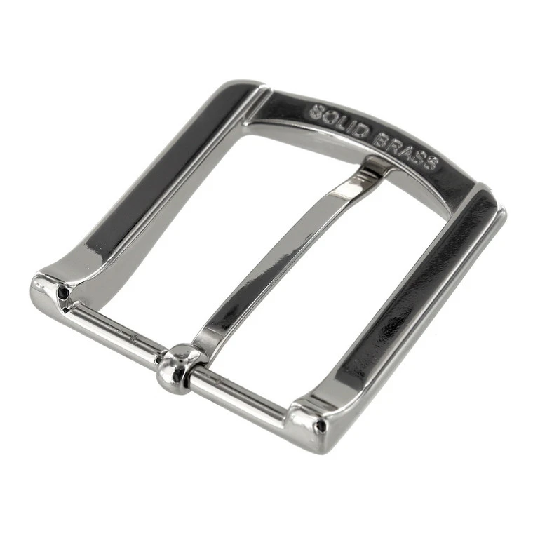 B8989 Nickel Plate, Heel Bar Dress Buckle, Solid Brass-LL, Multiple Sizes 6 B8989 Nickel Plate, Heel Bar Dress Buckle, Solid Brass-LL, Multiple Sizes - Image 4