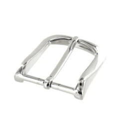 B8989 Nickel Plate, Heel Bar Dress Buckle, Solid Brass-LL, Multiple Sizes 9 B8989 Nickel Plate, Heel Bar Dress Buckle, Solid Brass-LL, Multiple Sizes -Buckleguy B8989 1I NP LL02 75239.1705001158
