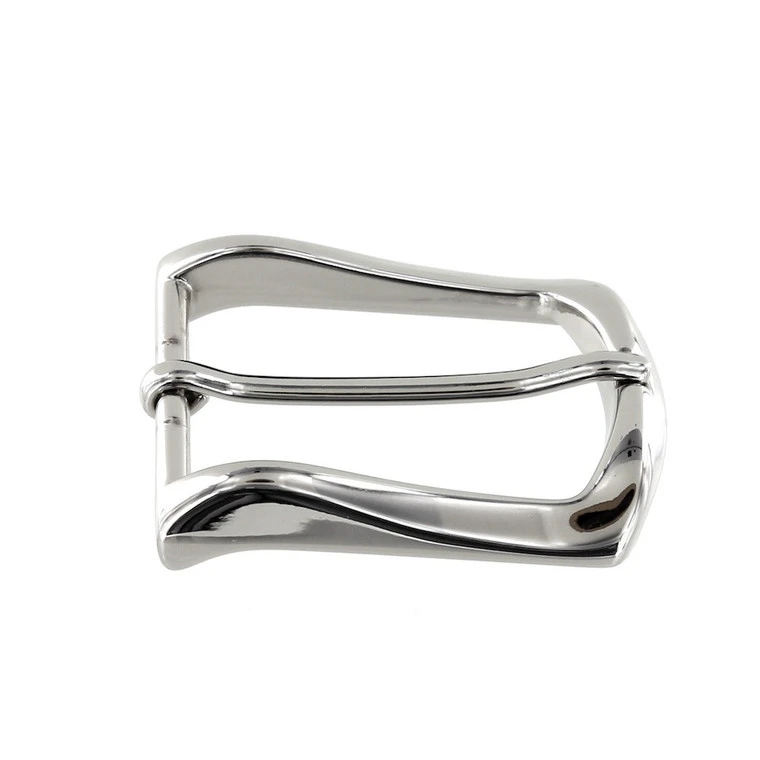 B8989 Nickel Plate, Heel Bar Dress Buckle, Solid Brass-LL, Multiple Sizes 4 B8989 Nickel Plate, Heel Bar Dress Buckle, Solid Brass-LL, Multiple Sizes - Image 2