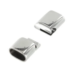 B9001 Hole 12.2 X 6.5mm, Magnetic Bracelet Clasp, Polished Stainless Steel -Buckleguy B9001 SSP V104 48169.1526491033.1280.1280 52563.1526562940