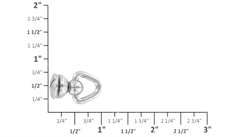 B9231 Nickel Plate, Swivel Chain Connector W/ Screw, Solid Brass-LL 7 B9231 Nickel Plate, Swivel Chain Connector W/ Screw, Solid Brass-LL - Image 5
