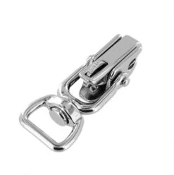B9570 3/4" Nickel Plate, Swivel Snap W/ Locking Jaw, Solid Brass-LL -Buckleguy B9570 0M NP LL04 15814.1600091560