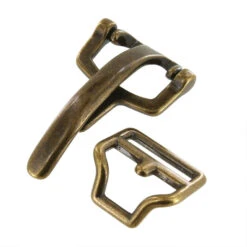 B9571 1 1/4" Antique Brass, Collar Fastener, Solid Brass-LL -Buckleguy B9571 0A DOEB LL 04 67129.1584565109
