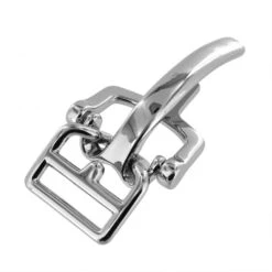 B9571 1 1/4" Nickel Plate, Collar Fastener, Solid Brass-LL -Buckleguy B9571 0A NP LL 01 83981.1584565476