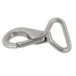 B9584 Nickel Matte, Lever Snap, Solid Brass-LL, Multiple Sizes -Buckleguy B9584 1A NMR2 LL04 1 09390.1703783410