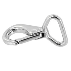 B9584 Nickel Plate, Lever Snap, Solid Brass-LL, Multiple Sizes -Buckleguy B9584 1A NP LL04 1 25767.1703783682