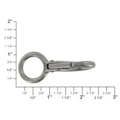 B9585 Nickel Matte, Lever Snap, Solid Brass-LL, Multiple Sizes -Buckleguy B9585 0K NMR2 LL05 72798 39490.1704749937