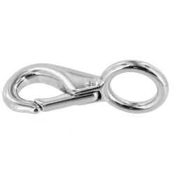 B9585 Nickel Plate, Lever Snap, Solid Brass-LL, Multiple Sizes -Buckleguy B9585 20 62018 84057.1704749992