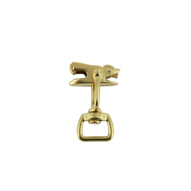 B9570 3/4" Natural Brass, Swivel Snap W/ Locking Jaw, Solid Brass-LL 9 B9570 3/4" Natural Brass, Swivel Snap W/ Locking Jaw, Solid Brass-LL - Image 7