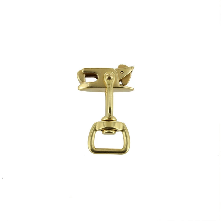 B9570 3/4" Natural Brass, Swivel Snap W/ Locking Jaw, Solid Brass-LL 8 B9570 3/4" Natural Brass, Swivel Snap W/ Locking Jaw, Solid Brass-LL - Image 6