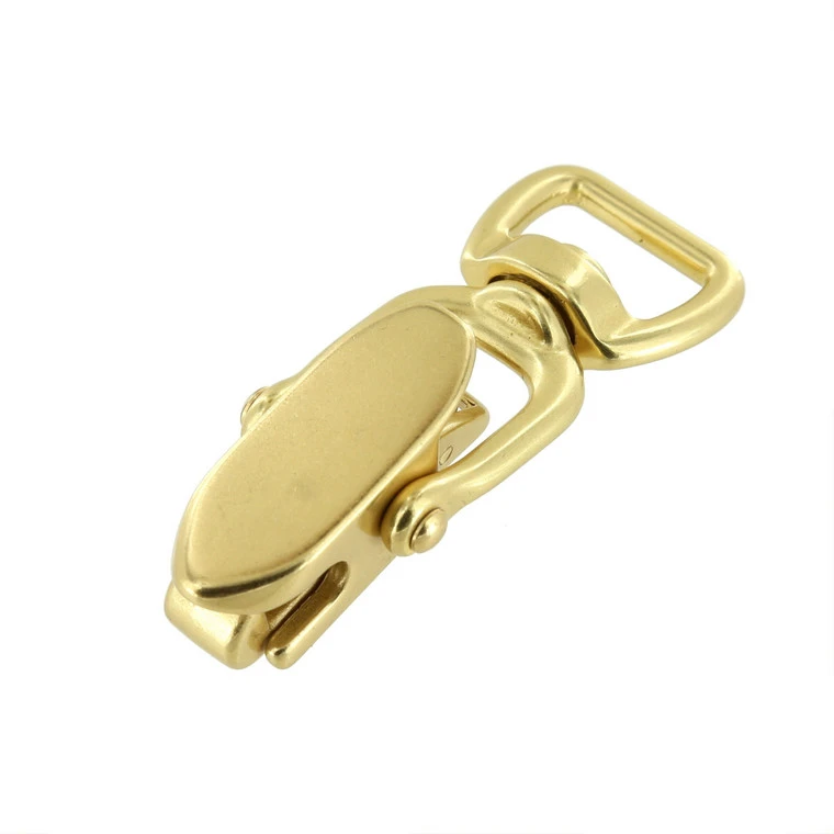 B9570 3/4" Natural Brass, Swivel Snap W/ Locking Jaw, Solid Brass-LL 7 B9570 3/4" Natural Brass, Swivel Snap W/ Locking Jaw, Solid Brass-LL - Image 5