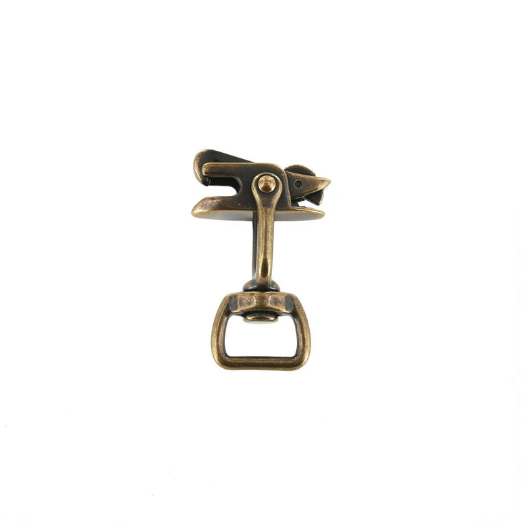 B9570 3/4" Antique Brass, Swivel Snap W/ Locking Jaw, Solid Brass-LL 9 B9570 3/4" Antique Brass, Swivel Snap W/ Locking Jaw, Solid Brass-LL - Image 7