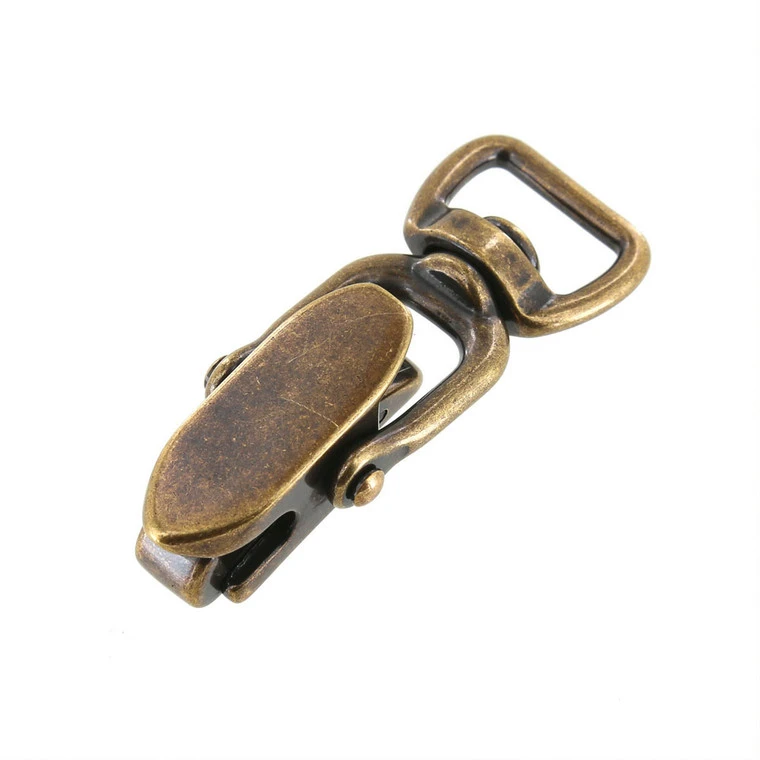 B9570 3/4" Antique Brass, Swivel Snap W/ Locking Jaw, Solid Brass-LL 7 B9570 3/4" Antique Brass, Swivel Snap W/ Locking Jaw, Solid Brass-LL - Image 5