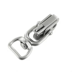 B9570 3/4" Nickel Matte, Swivel Snap W/ Locking Jaw, Solid Brass-LL -Buckleguy B9750 NMR2 LL 01 37164.1584630640