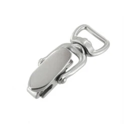 B9570 3/4" Nickel Matte, Swivel Snap W/ Locking Jaw, Solid Brass-LL -Buckleguy B9750 NMR2 LL 04 47025.1584630650