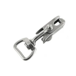 B9570 3/4" Nickel Matte, Swivel Snap W/ Locking Jaw, Solid Brass-LL -Buckleguy B9750 NMR2 LL 05 71141.1584630646
