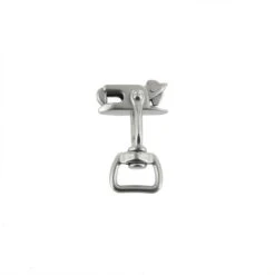 B9570 3/4" Nickel Matte, Swivel Snap W/ Locking Jaw, Solid Brass-LL -Buckleguy B9750 NMR2 LL 07 42843.1584630652
