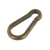 B9757 Antique Brass, Carabiner, Solid Brass-LL 2 B9757 Antique Brass, Carabiner, Solid Brass-LL -Buckleguy B9757 0A DOEB LL02 10215.1621268028