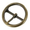 B9779 1 1/2" Antique Brass, O-Ring Center Bar Buckle, Solid Brass-LL -Buckleguy B9779 1I DOEB LL02 91979.1620678839
