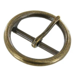 B9779 1 1/2" Antique Brass, O-Ring Center Bar Buckle, Solid Brass-LL -Buckleguy B9779 1I DOEB LL04 94274.1620678833