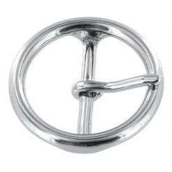 B9779 1 1/2" Nickel Plate, O-Ring Center Bar Buckle, Solid Brass-LL -Buckleguy B9779 1I NP LL03 15820.1620678870