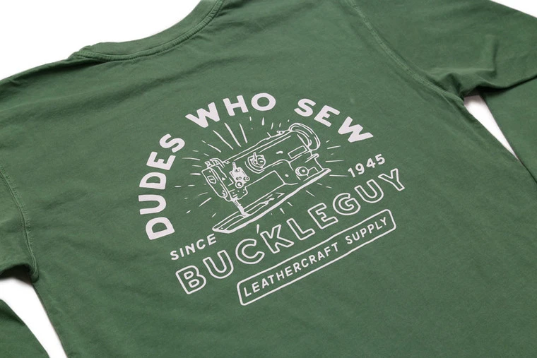 First Edition T-Shirt, "Dudes Who Sew" Long Sleeve, Multiple Colors, X-Small 4 First Edition T-Shirt, "Dudes Who Sew" Long Sleeve, Multiple Colors, X-Small - Image 3