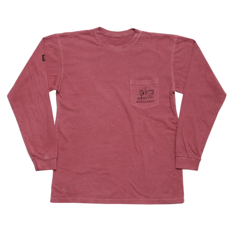 First Edition T-Shirt, "Dudes Who Sew" Long Sleeve, Smoked Paprika, Small 4 First Edition T-Shirt, "Dudes Who Sew" Long Sleeve, Smoked Paprika, Small - Image 2