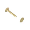 BRB14 #14 Brass Rivets W/ Burrs, Solid Brass (100 Sets Per Bag) -Buckleguy BRB14 0M 1LB 1 84578.1612026067