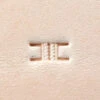 Basketweave, Double, Leather Stamping Tool -Buckleguy Basketweave Double Stamping Tool 66048.1640018112