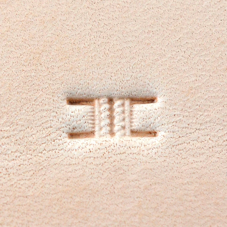 Basketweave, Double, Leather Stamping Tool 3 Basketweave, Double, Leather Stamping Tool