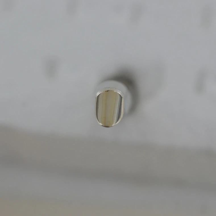 Beveler, Oval Undercut Smooth #2, Leather Stamping Tool 4 Beveler, Oval Undercut Smooth #2, Leather Stamping Tool - Image 2