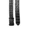 Nile 'Horn Back' Crocodile Leather Belt Strap, Black, 48" Long 1 Nile 'Horn Back' Crocodile Leather Belt Strap, Black, 48" Long -Buckleguy Black Crocodile Leather Strap 26158.1576792929