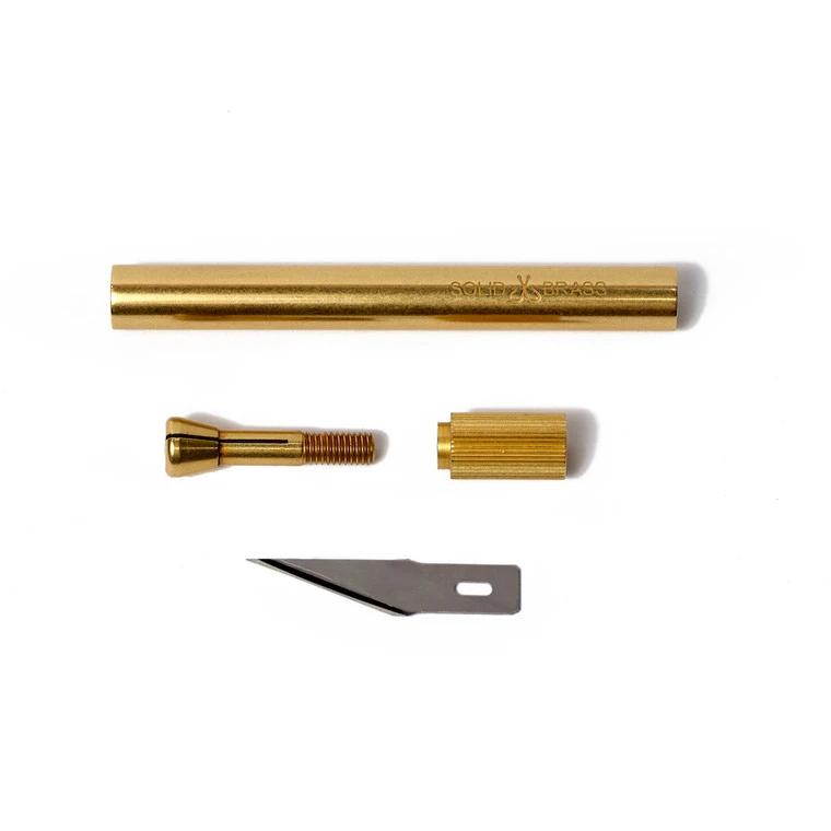 Corter Knife Blade Holder, Solid Brass 5 Corter Knife Blade Holder, Solid Brass - Image 3