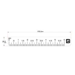 BG Brass Tool, 6" Ruler 7 BG Brass Tool, 6" Ruler -Buckleguy Brass Ruler 6 Spec 30064.1688585343