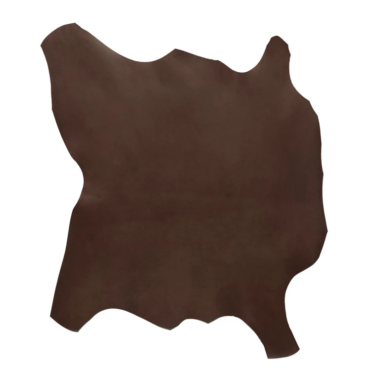 Korba Buffalo Calf, Burnishable Veg Tanned Panels, Brown, 3/3.5oz 4 Korba Buffalo Calf, Burnishable Veg Tanned Panels, Brown, 3/3.5oz - Image 2