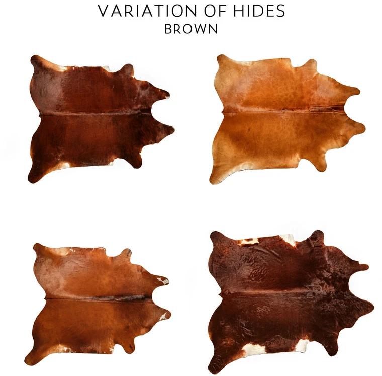 Hair On Hide Leather, Panel, Hereford Solid Brown 4 Hair On Hide Leather, Panel, Hereford Solid Brown - Image 2