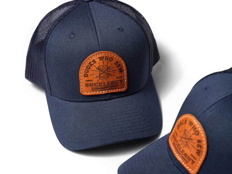 Hat, "Dudes Who Sew", Richardson 112 Trucker Hat, Navy 5 Hat, "Dudes Who Sew", Richardson 112 Trucker Hat, Navy - Image 3