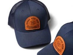 Hat, "Gals Who Sew", Richardson 112 Trucker Hat, Navy 8 Hat, "Gals Who Sew", Richardson 112 Trucker Hat, Navy -Buckleguy Buckleguy Leather Patch Hat 48481.1708048259