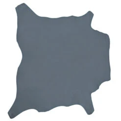 Korba Buffalo Calf, Burnishable Veg Tanned Hide, Light Blue