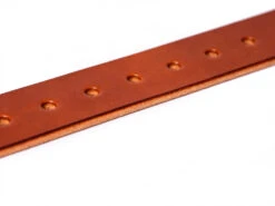 Wickett & Craig Finished Leather Belt, Traditional Harness, Buck Brown -Buckleguy Burnished leather edges Buck Brown leather belt 18046.1701796477