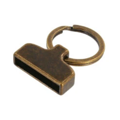 C5203 Antique Brass, Key Fob, Zinc, Multiple Sizes