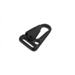 C5204 1/2" Black Matte, Sling Lever Snap, Solid Brass-LL -Buckleguy C5204 0I PVDBM LL4 88711.1666705839