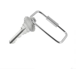 C5205 2-1/8” Nickel Plate, Rectangle Key Ring W/ Spring, Solid Brass-LL 8 C5205 2-1/8” Nickel Plate, Rectangle Key Ring W/ Spring, Solid Brass-LL -Buckleguy C5205 54 NP1 41769.1674595049