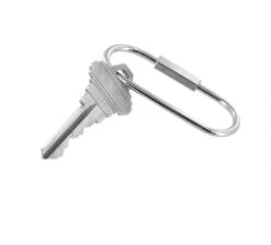 C5206 2-1/4" Nickel Plate, Oval Key Ring W/ Spring, Solid Brass-LL 8 C5206 2-1/4" Nickel Plate, Oval Key Ring W/ Spring, Solid Brass-LL -Buckleguy C5206 57 NP 11063.1674594985