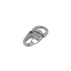 C5241 3/8" Nickel Matte, Swivel Lever Snap, Round Base, Solid Brass-LL