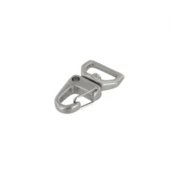 C5240 1/2" Nickel Matte, Swivel Lever Snap, Flat Base, Solid Brass-LL